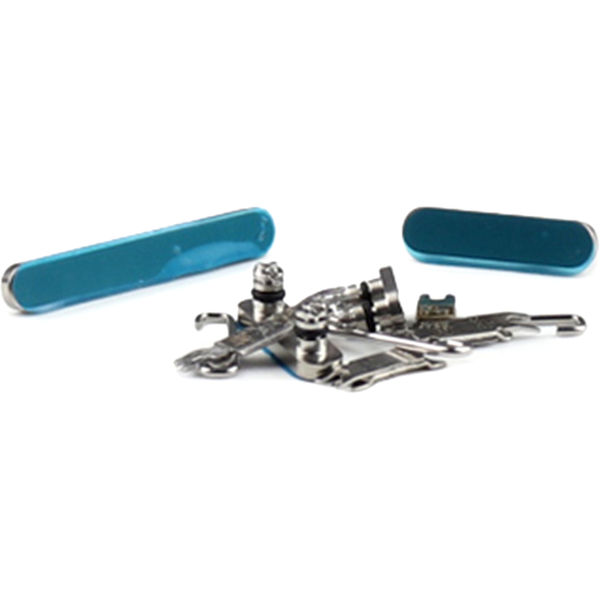 Apple iPhone 15 Pro Max · Housing Button Set (Power, Volume, Switch) For iPhone 15 Pro/ 15 Pro Max Natural Titanium OEM-Equivalent