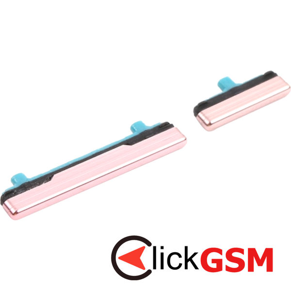 Piesa Buton Lateral Cu Buton Pornire Si Butoane Volum Pink Samsung Galaxy S21.plus 5g 4cxw