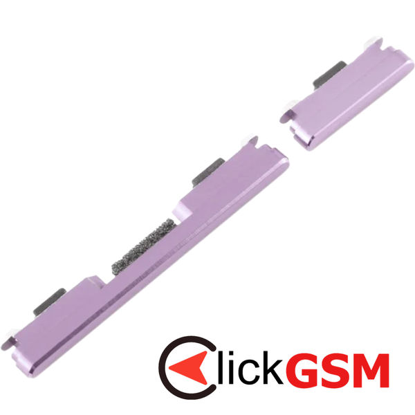 Piesa Buton Lateral Cu Buton Pornire Si Butoane Volum Purple Xiaomi Mi 9 42x4