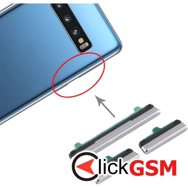 Piesa Buton Lateral Cu Buton Pornire Si Butoane Volum Samsung Galaxy S10 5g 4oc6