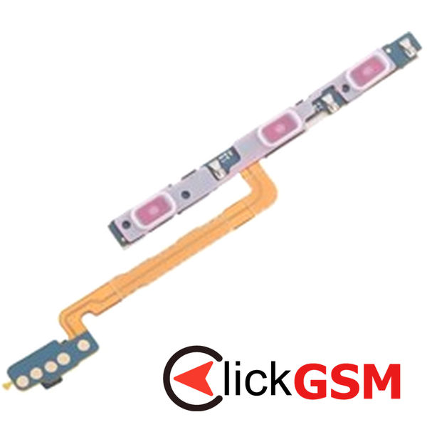 Piesa Buton Pornire Cu Butoane Volum White Samsung Galaxy S24 Fe 5590