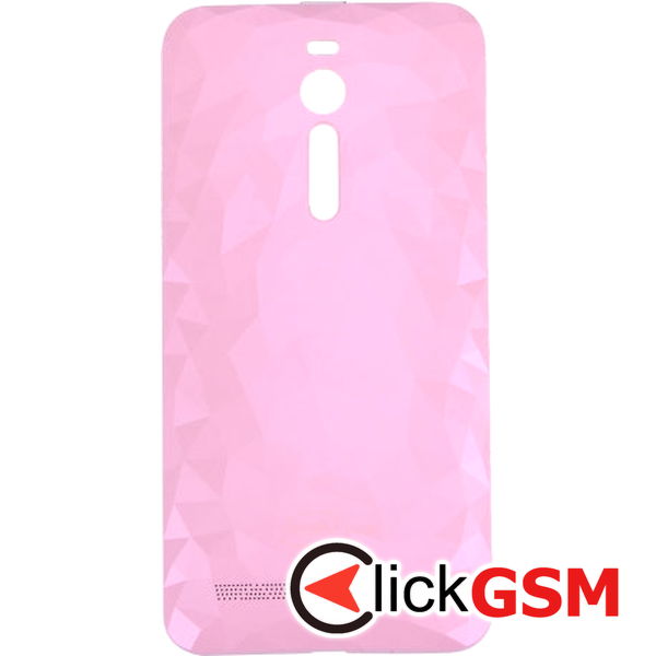 Piesa Capac Baterie Cu Nfc Pink Asus Zenfone 2 Deluxe 24yr