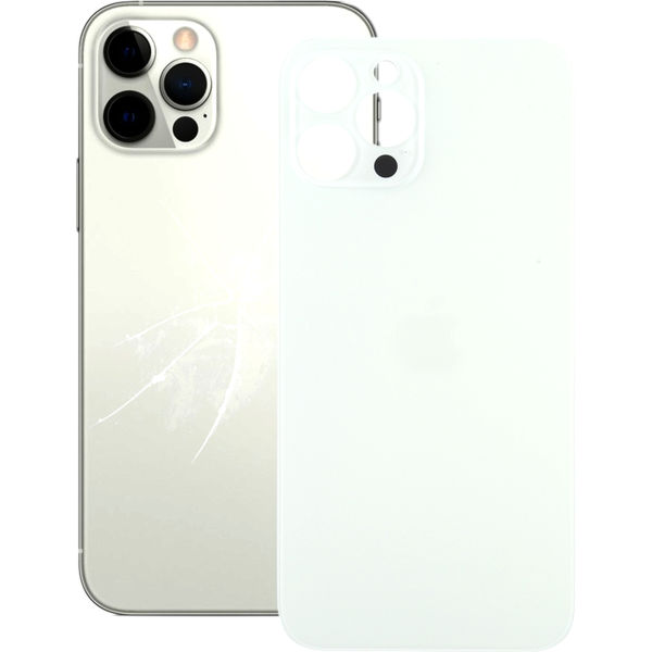 Apple iPhone 12 Pro Max · Easy Replacement Big Camera Hole Battery Back Cover for iPhone 12 Pro Max(White)