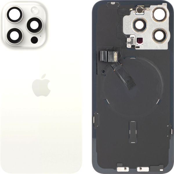 Apple iPhone 15 Pro Max · Capac Baterie Apple iPhone 15 Pro Max, Alb (White Titanium), (provine din dezmembrari) Premium