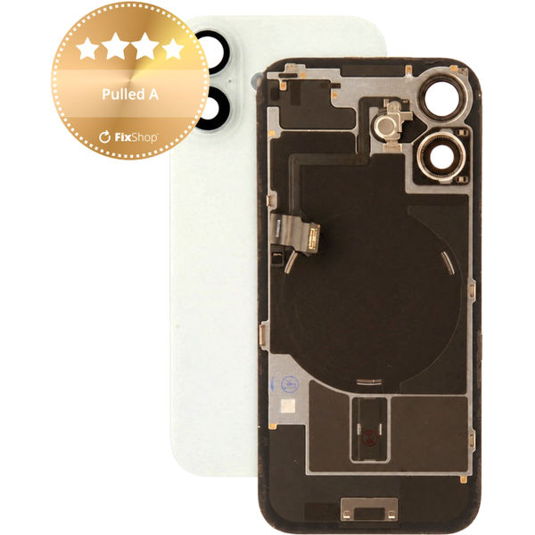 Sticla carcasa spate pentru iPhone 17, White, Pulled A