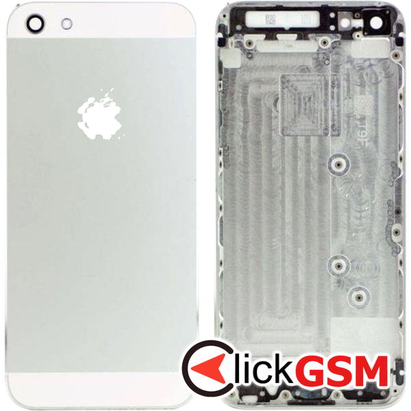 Piesa Capac Spate Alb Apple Iphone 5 464c