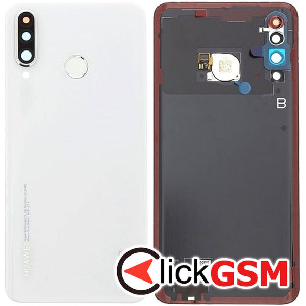 Piesa Capac Spate Alb Huawei P30 Lite 4q62