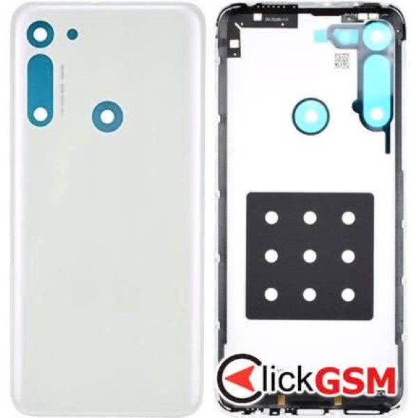 Piesa Capac Spate Alb Motorola Moto G8 1ic4