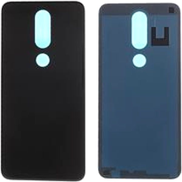 Nokia 6.1 Plus · Battery Housing Door Replacement Part with Adhesive Sticker for Nokia 6.1 Plus/X6 - Black