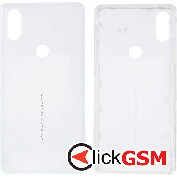 Piesa Capac Spate Alb Xiaomi Mi Mix 2s 4wkb