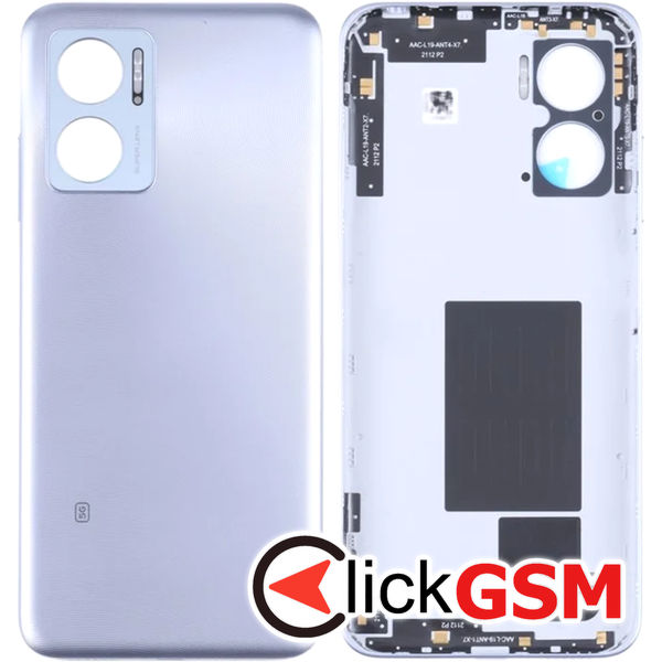 Piesa Capac Spate Argintiu Xiaomi Redmi Note 11e 5g 4xa8