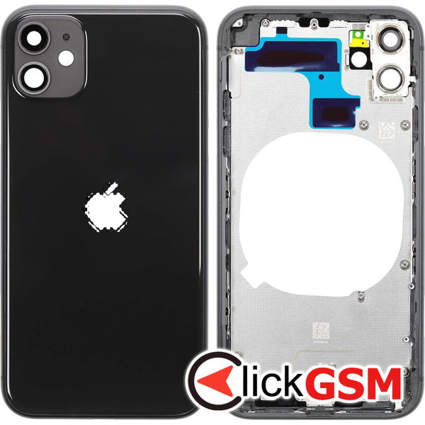 Piesa Capac Spate Black) Apple Iphone 11 46fv