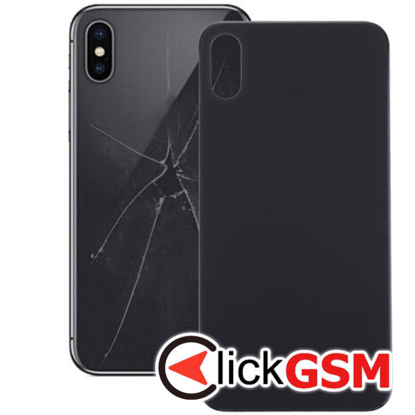 Piesa Capac Spate Black) Apple Iphone X 4fxe