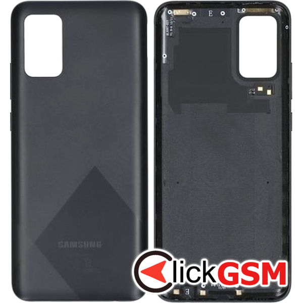 Piesa Capac Spate Black) Samsung Galaxy A02s 45ln