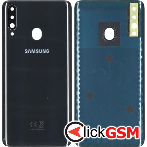 Piesa Capac Spate Black) Samsung Galaxy A20s 4574