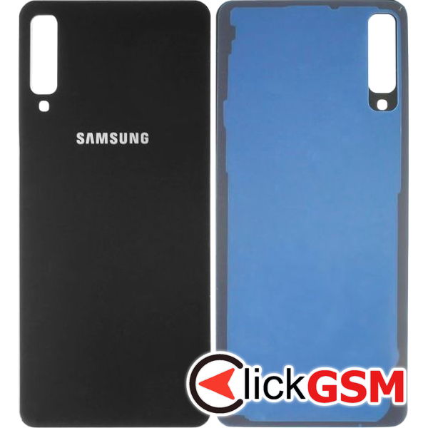 Piesa Capac Spate Black) Samsung Galaxy A7 2018 452y