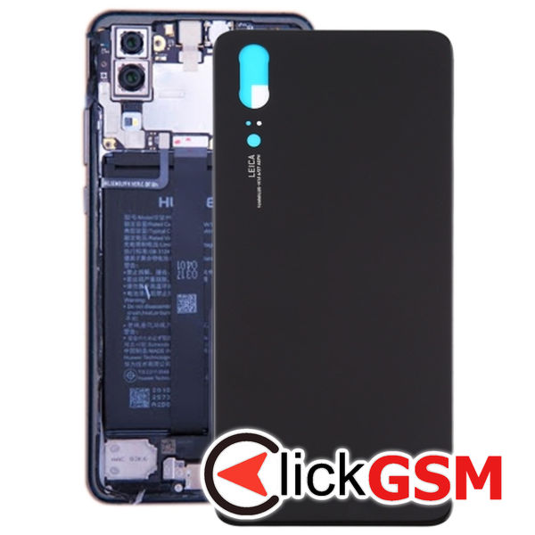 Piesa Capac Spate Black Huawei P20 2axq