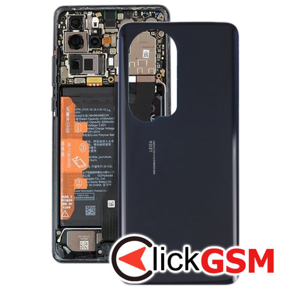 Piesa Piesa Capac Spate Black Huawei P50 Pro 2en1