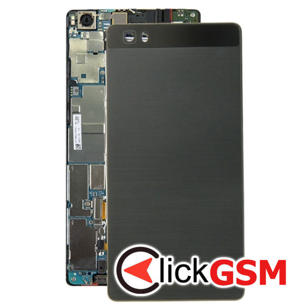 Piesa Capac Spate Black Huawei P8lite 4nfu