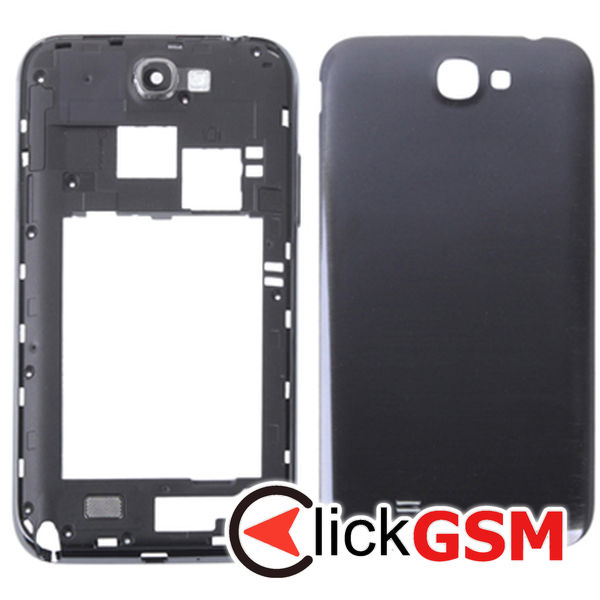 Piesa Capac Spate Black Samsung Galaxy Note 2 4akt