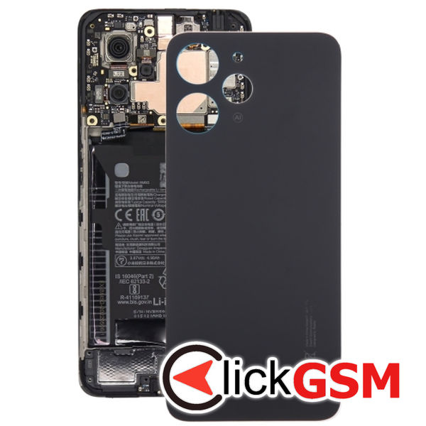 Piesa Capac Spate Black Xiaomi Redmi 12 33gq