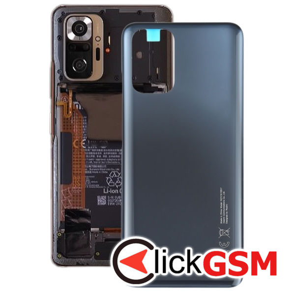 Piesa Capac Spate Black Xiaomi Redmi Note 10 1ysh