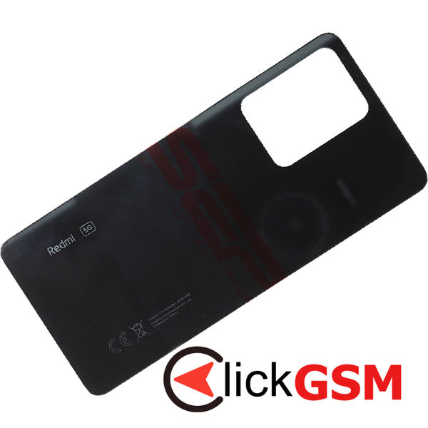 Piesa Capac Spate Black Xiaomi Redmi Note 12 Pro 4ki0