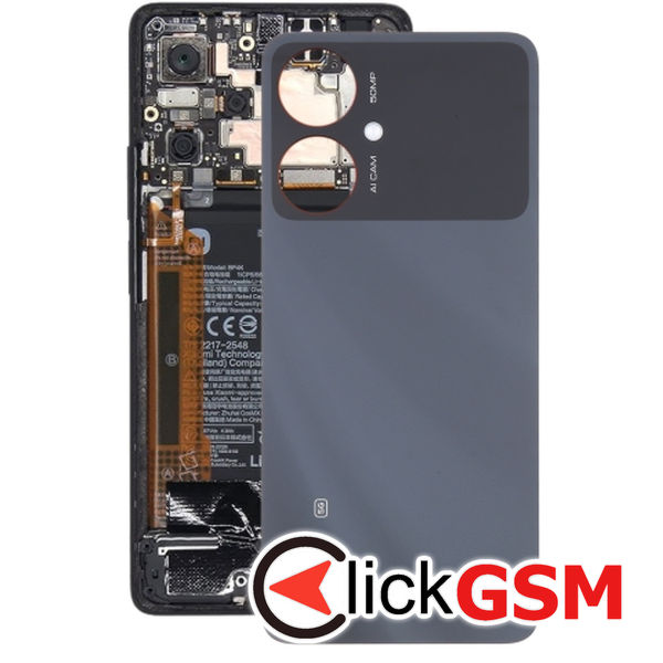 Piesa Capac Spate Black Xiaomi Redmi Note 13r 439r