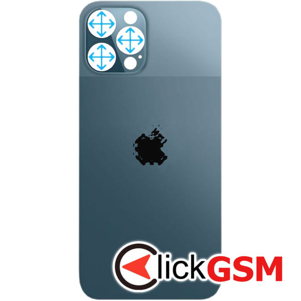 Piesa Capac Spate Blue Apple Iphone 12 Pro Max 3ztc