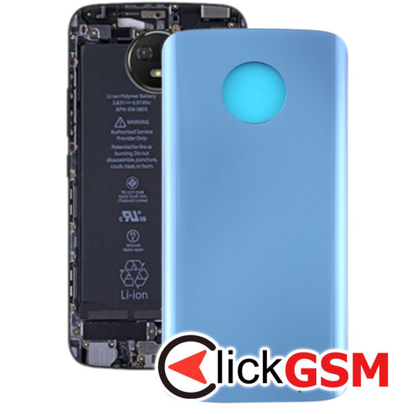 Piesa Capac Spate Blue Motorola Moto G6 Plus 4nod