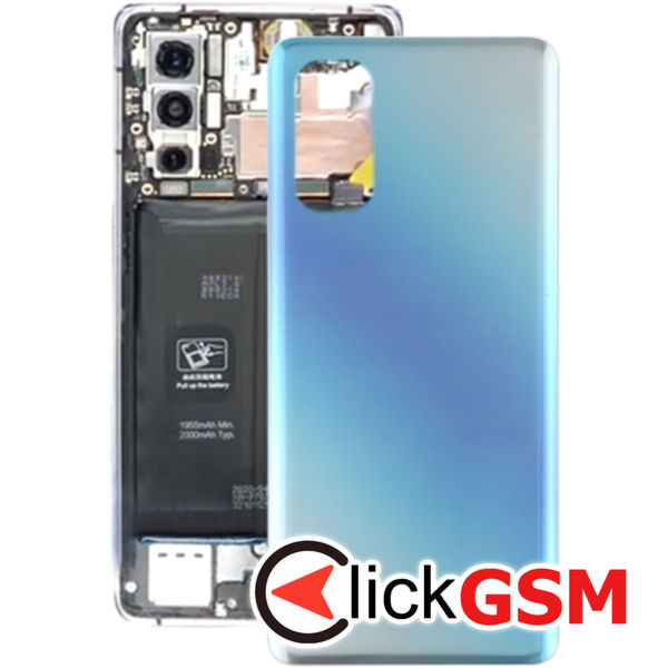 Piesa Capac Spate Blue Oppo Reno4 Pro 1xc9