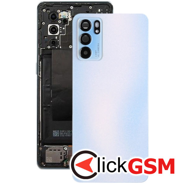 Piesa Capac Spate Blue Oppo Reno6 5g 1x9z