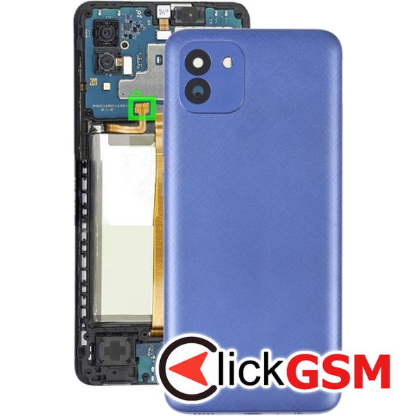 Piesa Capac Spate Blue Samsung Galaxy A03 4auo