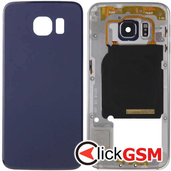 Piesa Capac Spate Blue Samsung Galaxy S6 Edge 4aj9