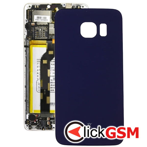 Piesa Capac Spate Blue Samsung Galaxy S6 Edge 4any