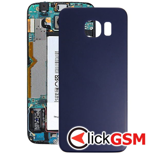 Piesa Capac Spate Blue Samsung Galaxy S6 Edge 4aoc