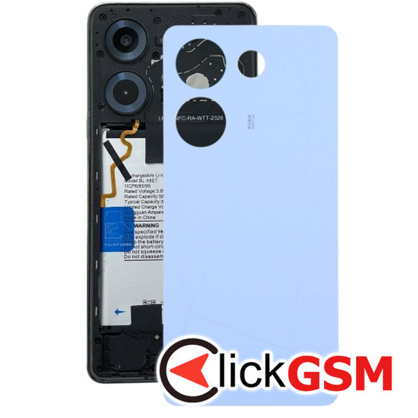 Piesa Piesa Capac Spate Blue Tecno Camon 20 Pro 4ow0