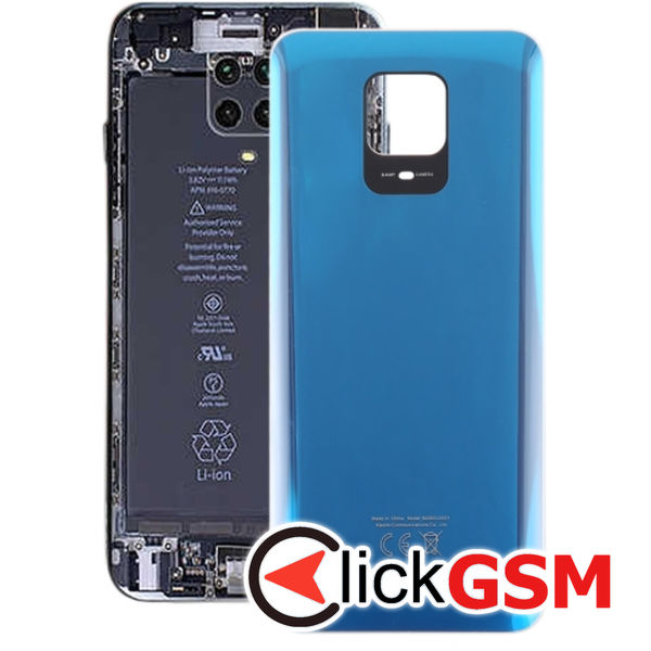 Piesa Capac Spate Blue Xiaomi Redmi Note 9 Pro 2v59