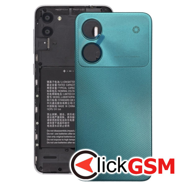 Piesa Piesa Capac Spate Blue Zte Blade A34 3fbp