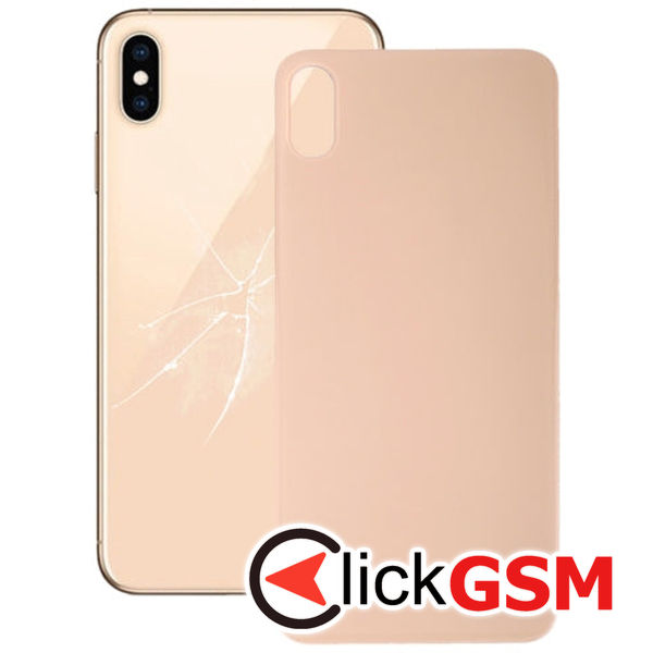 Piesa Capac Spate Cu Adeziv Gold Apple Iphone Xs Max 4frf