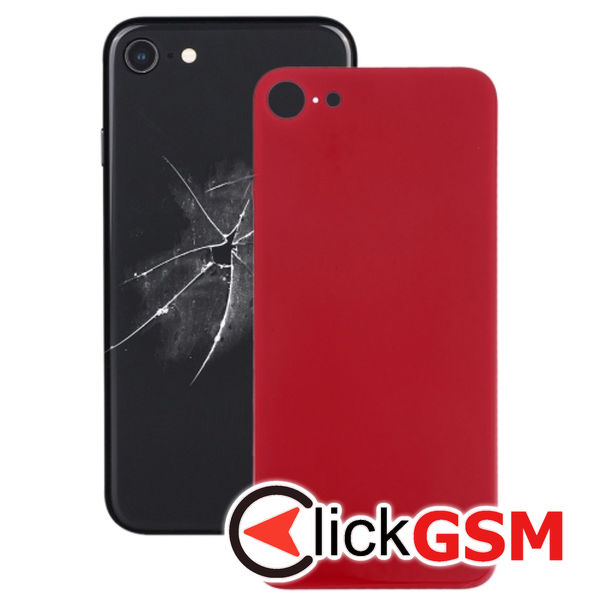 Piesa Piesa Capac Spate Cu Adeziv Red Apple Iphone 8 4g40