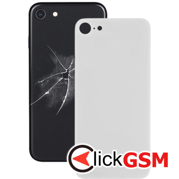 Piesa Capac Spate Cu Adeziv White Apple Iphone 8 4g9n