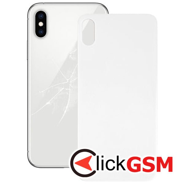 Piesa Piesa Capac Spate Cu Adeziv White Apple Iphone Xs Max 4frg