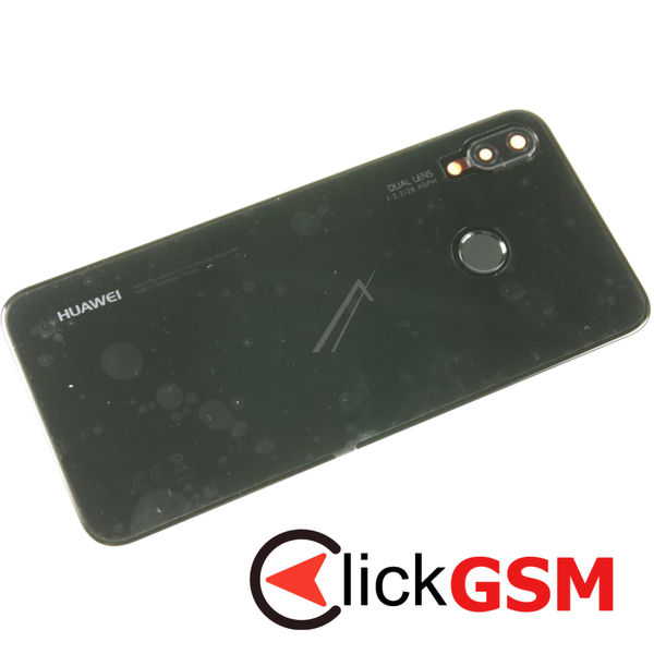 Piesa Capac Spate Cu Buton Amprenta Negru Huawei P20 Lite 6uu