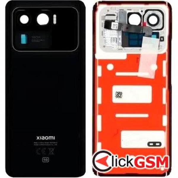 Piesa Piesa Capac Spate Cu Display Si Geam Camera Negru Xiaomi Mi 11 Ultra 1ngh