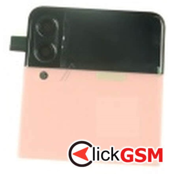 Piesa Capac Spate Cu Display Si Geam Camera Roz Samsung Galaxy Z Flip3 5g 1dyn