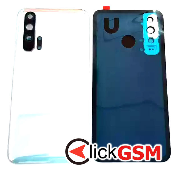 Piesa Piesa Capac Spate Cu Geam Camera Alb Honor 20 Pro 1546