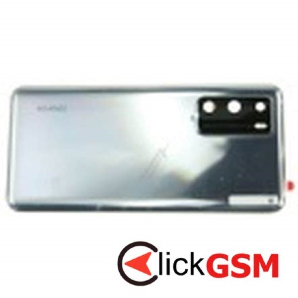 Piesa Capac Spate Cu Geam Camera Alb Huawei P40 Pro 1ld3