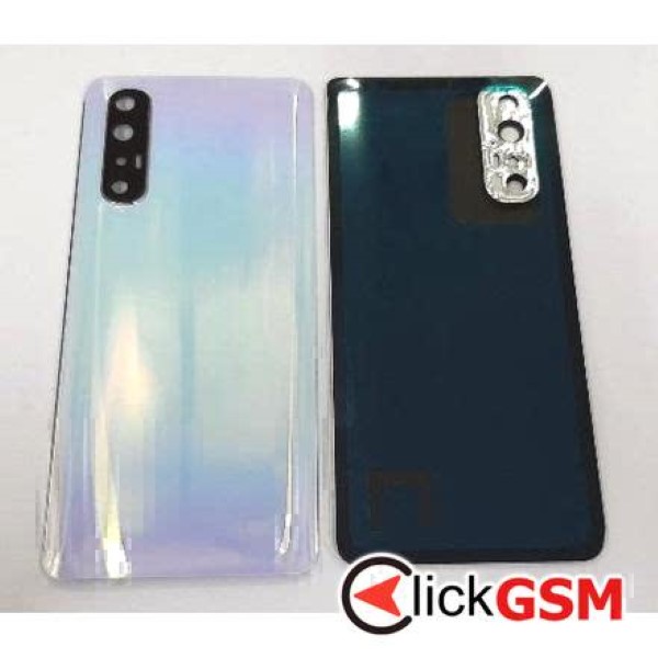 Piesa Capac Spate Cu Geam Camera Alb Oppo Find X2 Neo 2qhs