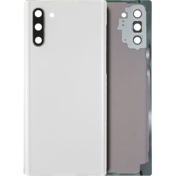 Samsung Galaxy Note10 · Back Cover Glass With Camera Lens For Samsung Galaxy Note 10 (Service Pack) (Aura White)